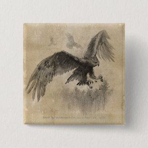 Badge Carré 5 Cm Sketch de Great Eagles