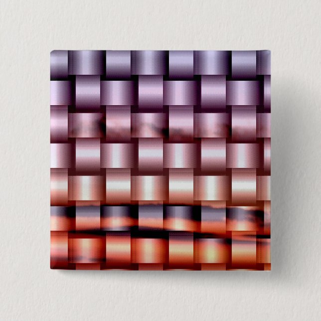 BADGE CARRÉ 5 CM SKY (Devant)