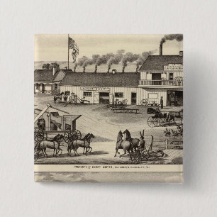 Badge Carré 5 Cm Smyth, propriétés Adams