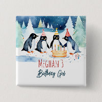 Soirée d'anniversaire d'hiver de Penguin dans l'Ar