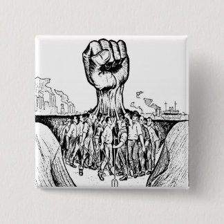 Badge Carré 5 Cm Solidarité