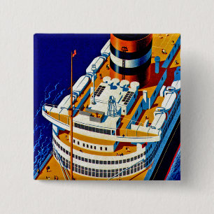 Badge Carré 5 Cm Solides solubles Nieuw Amsterdam