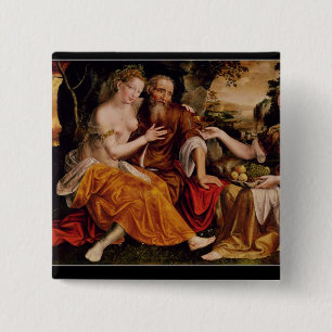 Badge Carré 5 Cm Sort et ses filles, c.1565