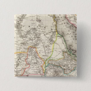 Badge Carré 5 Cm Soudan, Éthiopie