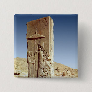 Badge Carré 5 Cm Soulagement dans le Hall de cent colonnes