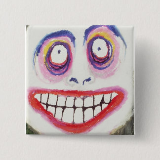 Badge Carré 5 Cm sourire d'oeil