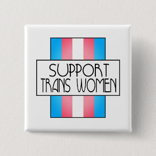 Badge Carré 5 Cm Soutien aux femmes trans