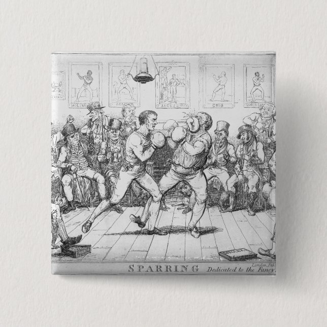 Badge Carré 5 Cm Sparring, 1817 (Devant)