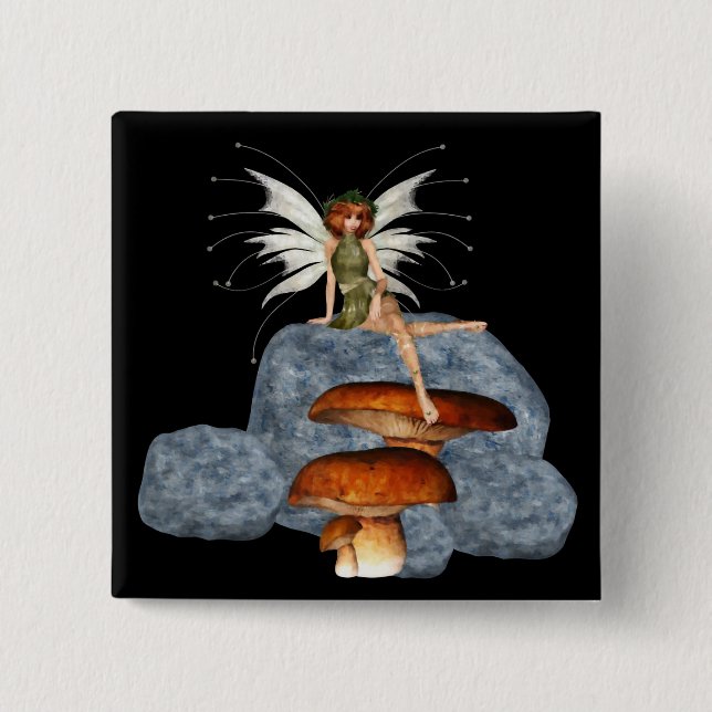 Badge Carré 5 Cm Speak to Me Button (Devant)