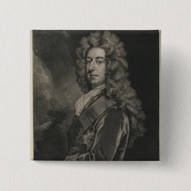 Badge Carré 5 Cm Spencer Compton, comte de Wilmington (Devant)