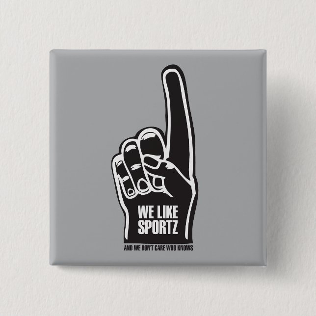 Badge Carré 5 Cm Sportz 2 (Devant)