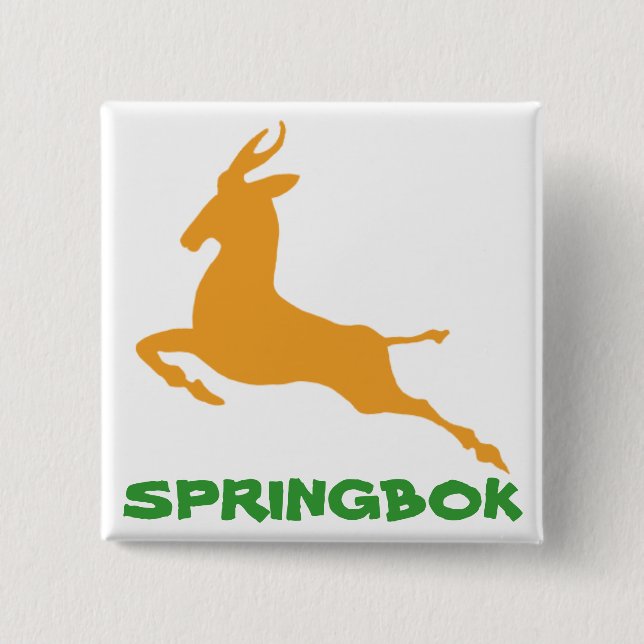 Badge Carré 5 Cm Springbok (Devant)