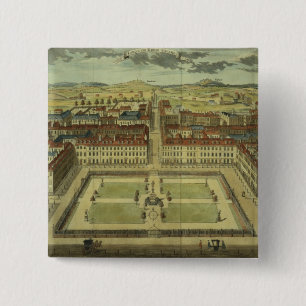 Badge Carré 5 Cm Square de Soho ou de Roi, pour la 'enquête de
