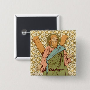 Badge Carré 5 Cm St. Andrew the Apostle (RLS 01)