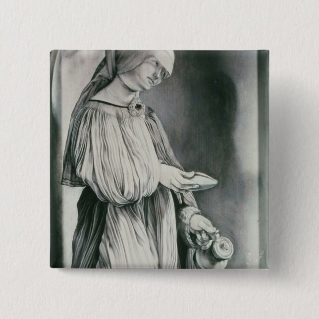 Badge Carré 5 Cm St Elizabeth (Devant)