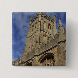 Badge Carré 5 Cm St. James Church Tower, Chipping Camden