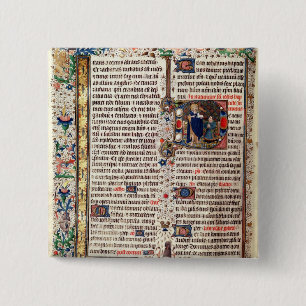 Badge Carré 5 Cm St John le baptiste