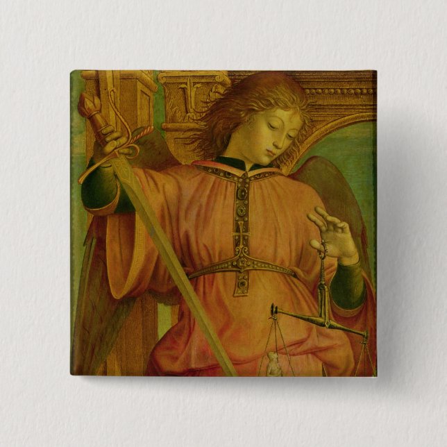 Badge Carré 5 Cm St Michael (Devant)