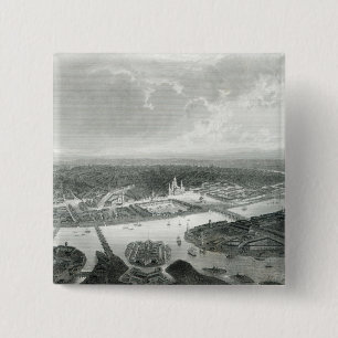 Badge Carré 5 Cm St Petersburg, gravé par S.Bradshaw, c.1860