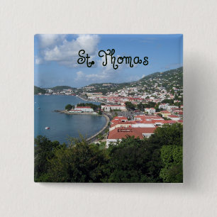 Badge Carré 5 Cm St. Thomas