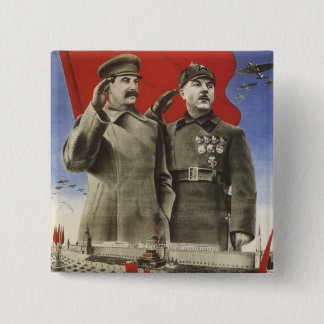Badge Carré 5 Cm Stalin