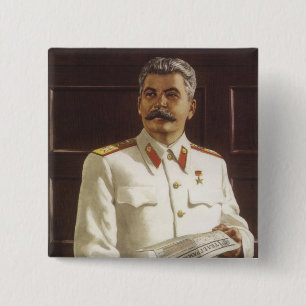 Badge Carré 5 Cm Stalin