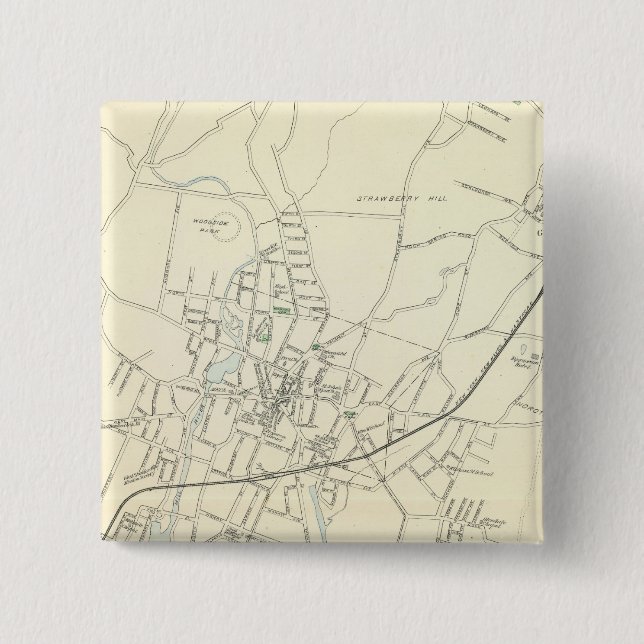 Badge Carré 5 Cm Stamford (Devant)