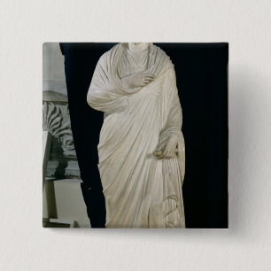 Badge Carré 5 Cm Statue de Julian l'apostat