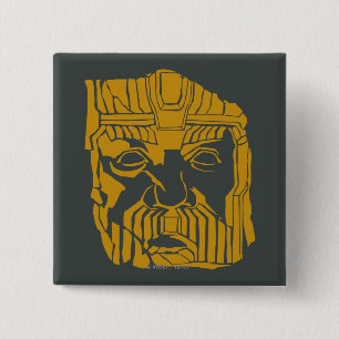 Badge Carré 5 Cm Statue d'Erebor