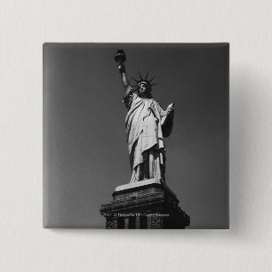 Badge Carré 5 Cm Statue des Etats-Unis New York City de la liberté