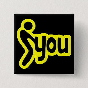 Badge Carré 5 Cm Stick Fing Screw You #USAPatriotGraphics ©