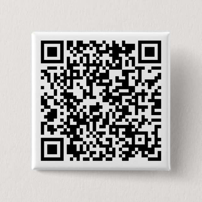 Badge Carré 5 Cm Sticker Carré personnalisé QR Code personnalisé (Devant)