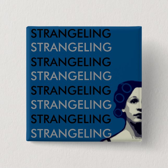 BADGE CARRÉ 5 CM STRANGELING (Devant)