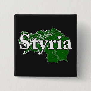 Badge Carré 5 Cm Styria - Steiermark