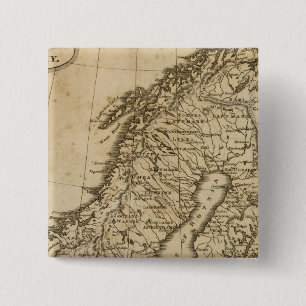 Badge Carré 5 Cm Suède, Norvège 3