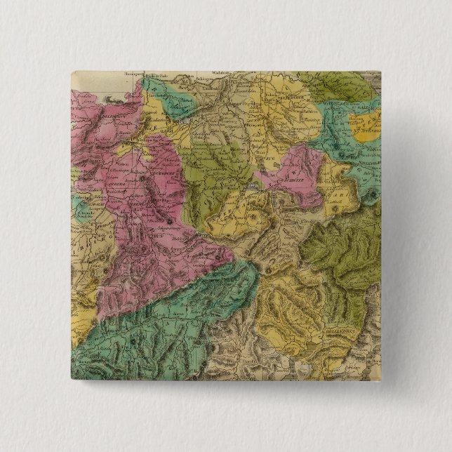 Badge Carré 5 Cm Suisse 22 (Devant)