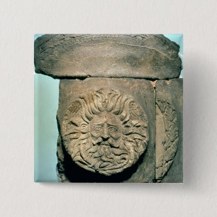 Badge Carré 5 Cm Sul, un dieu britannique indigène, période romaine