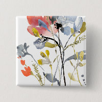 Superposition de fleurs - Aquarelle Fleurs pastel
