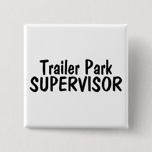 Badge Carré 5 Cm Superviseur du parc de remorques