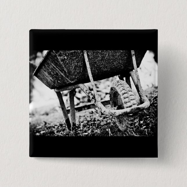 Badge Carré 5 Cm support revêtu (Devant)