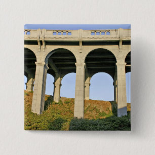 Badge Carré 5 Cm Supports en arc du pont Patterson Memorial