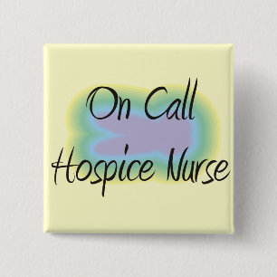 Badge Carré 5 Cm Sur des cadeaux d'infirmière d'hospice d'appel
