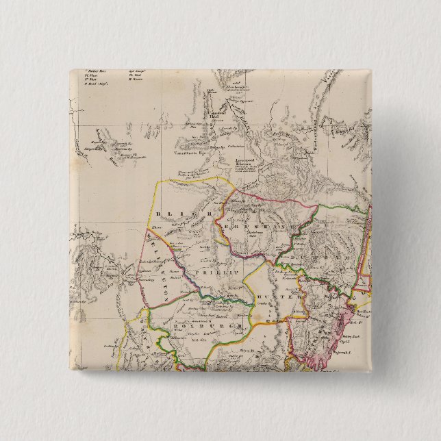 Badge Carré 5 Cm Sydney Australie (Devant)