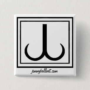 Badge Carré 5 Cm SYMBOLE de jimmybellart.com JB
