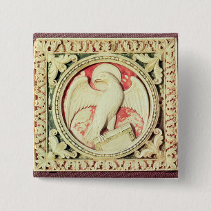 Badge Carré 5 Cm Symbole de St John l'évangéliste