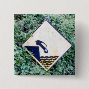 Badge Carré 5 Cm SYMBOLE Glin Irlande