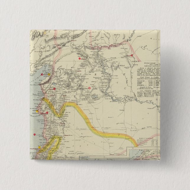 Badge Carré 5 Cm Syrie 2 (Devant)