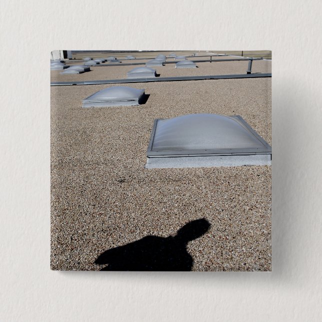 Badge Carré 5 Cm Système d'éclairage solaire (Devant)