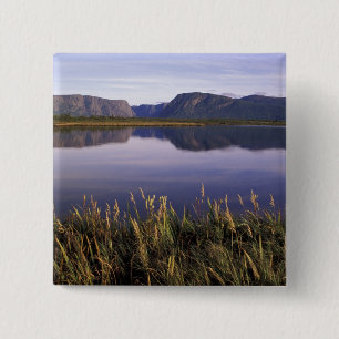 Badge Carré 5 Cm T.N., Canada, Terre-Neuve, Gros Morne National