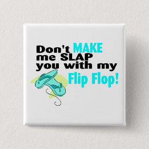 Badge Carré 5 Cm T ne m'incitent pas à vous gifler avec ma bascule